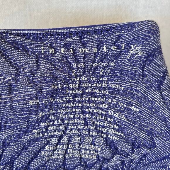 Bundle Free People Love Letter Camis Blue & Pink Stretch Floral Print - Picture 8 of 9